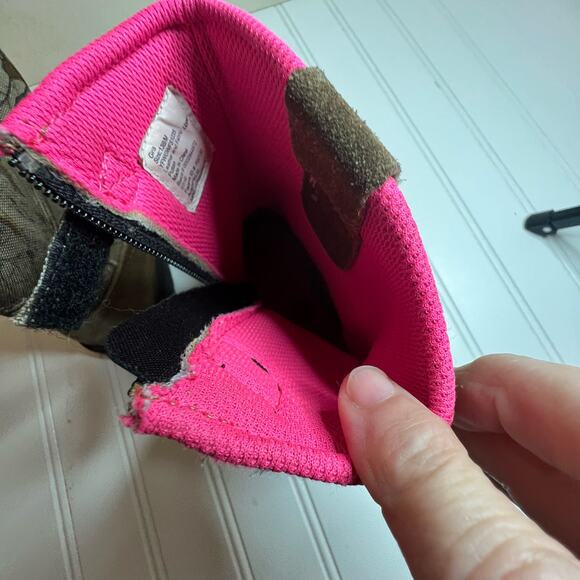 Game Winner Leather Outdoor Woodland Girl's Side Zippered Boots Shoes Size 13B - Picture 13 of 14